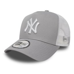 Sapca New Era clean trucker new york yankees gri