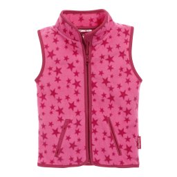 PLAYSHOES Vestă 'Sterne' roz / roz închis