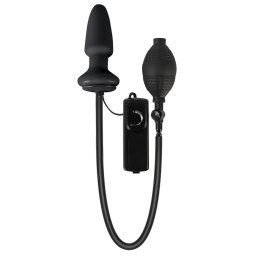 You2Toys - vibrator anal gonflabil (negru)