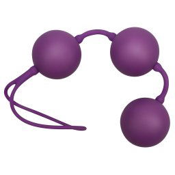 You2Toys - Mărgele tripla velvet violetă
