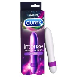 Durex Intense Pure Fantasy - vibrator tip baghetă - alb