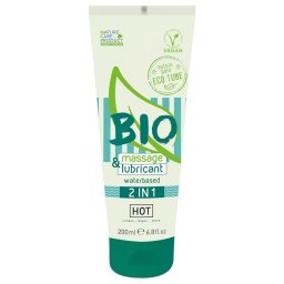 HOT Bio - gel lubrifiant și de masaj pe bază de apă - 200ml