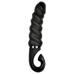 Gvibe - Vibrator silicon reîncărcabil rezistent la apă - negru