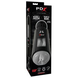 PDX Ultimate Milker - masturbator cu suctiune si vibratie (negru)
