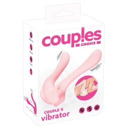 Couples Choice - vibrator pentru cuplu cu 2 motoare - roz