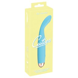 Cuties Mini - vibrator pentru punctul G reîncărcabil, rezistent la apă, turcoaz