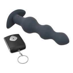 Vibrator anal cu telecomandă Dorcel Deep Secret M, reîncărcabil (negru)