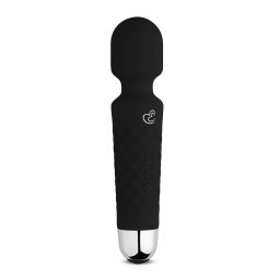 EasyToys - mini wand vibrator reîncărcabil - negru