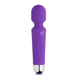 EasyToys - mini wand vibrator reîncărcabil - masaj - mov