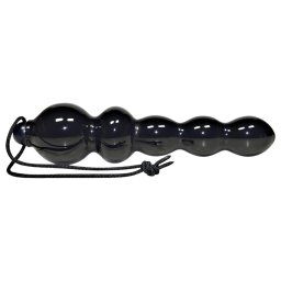 You2Toys Black Jack - dildo anal cu perle (negru)