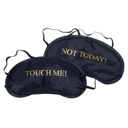 Érints meg! - mască pentru jocuri erotice - negru