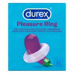 Inel Durex Pleasure - inel pentru penis (transparent)