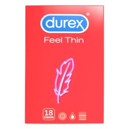 Durex Feel Thin - prezervative pentru o senzație naturală (18buc)