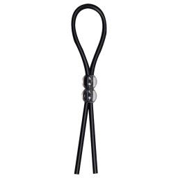 You2Toys - Inel penian ajustabil cu mărgele (negru)