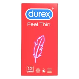 Durex Feel Thin - prezervative senzație naturală (12buc)