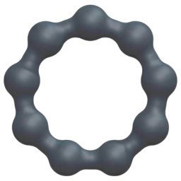 Dorcel Maximize - inel penian din silicon cu bile (gri)