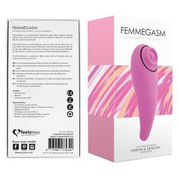 FEELZTOYS Femmegasm - 2în1 vibrator clitoridian reîncărcabil (roz)