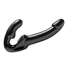 Strap U Revolver - dildo strap-on fără curea (negru)