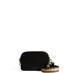 TED BAKER Geantă mică Darcelo Branded Webbing Leather Camera 260463 jet-black