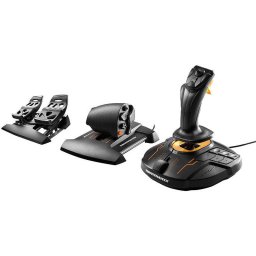 Pachet Joystick Thrustmaster T.16000M FCS Flight USB Pentru PC Black
