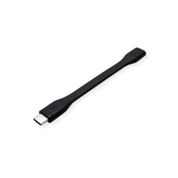 Cablu prelungitor flat USB4 Gen3x2 type C Emark 100W T-M 0.10m, Roline 11.02.9079