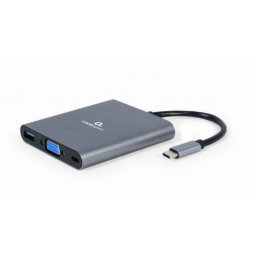Docking Station Gembird A-CM-COMBO6-01, Gri
