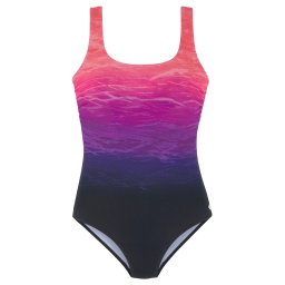 LASCANA Costum de baie întreg albastru închis / lila / roz / roz neon