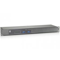 Switch Comutator FEP-1601W120, 16 porturi, PoE, Gri