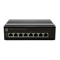 Switch Comutator IFP-0801, 8 porturi, Negru