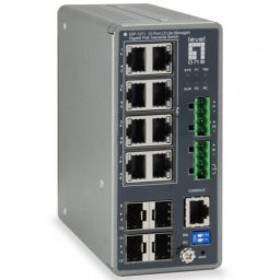 Switch Comutator IGP-1271, 8 porturi, PoE, Gri