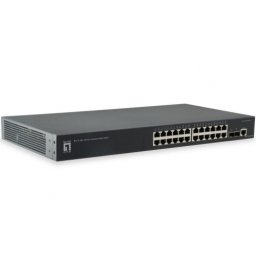 Switch Comutator GTL-2661, 24 porturi, Negru
