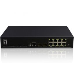 Switch Comutator GEP-1061, 8 porturi, PoE, Negru