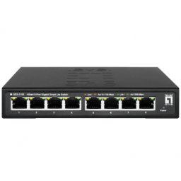 Switch Comutator GES-2108, 8 porturi, Negru