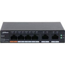 Switch 4 porturi PoE cloud management Dahua CS4006-4ET-60