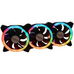 Ventilator Floston AURORA RGB, kit de 3buc