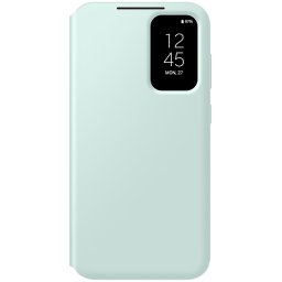 Husa de protectie Samsung Flip S-View Wallet Cover pentru Galaxy S23 FE, Verde Mint