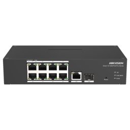 Switch Smart managed 8 porturi PoE, 2 porturi uplink SFP RJ45 - HIKVISION DS-3T1310P-SI-HS