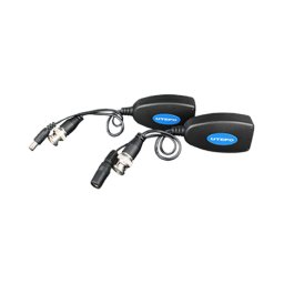 Video balun Full HD pasiv, BNC - RJ45, Alimentare, HDCVI AHD HDTVI - UTEPO UTP101PV-HD12