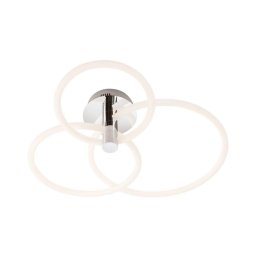 Lustră LED aplicată dimabilă Redo 01-2226 SPELL LED/54W/230V 3000K crom
