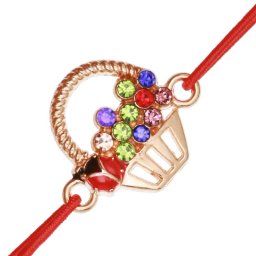 Martisor Bratara Aurie Cosulet cu Flori si Gargarita