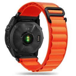 Curea Tech-Protect Nylon Garmin Fenix 3 5X 3HR 5X Plus 6X 6X Pro 7X 8 51mm portocaliu