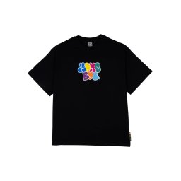 HOMEBOY Tricou 'Bubbles' albastru regal / galben / mov închis / negru