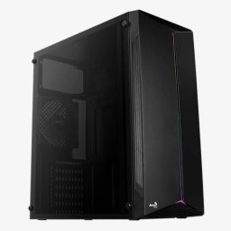 Carcasa Aerocool Split, MidTower, Tempered Glass (Negru)