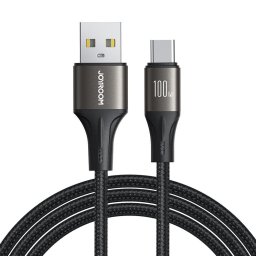 Light-Speed ​​Series SA25-AC6 USB-A / USB-C Fast Transfer Cable 100W 1.2m - Black