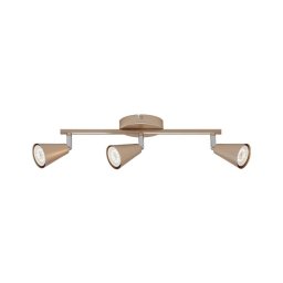 Spot LED Briloner 2849-037 GOLD BASIC 3xGU10/5W/230V