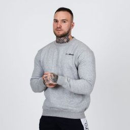 GymBeam Hanorac pentru bărbați Jumper Basic Grey S