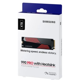 SSD 990 PRO 4TB M.2 2280 PCI-E x4 Gen4 NVMe Heatsink