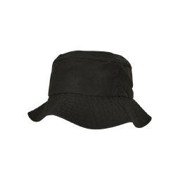 Cap with elastic adjustment bucket black