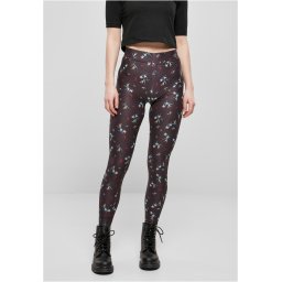 Women's soft leggings AOP blackfloret