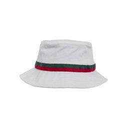 Stripe Bucket Hat White/Tan/Green
